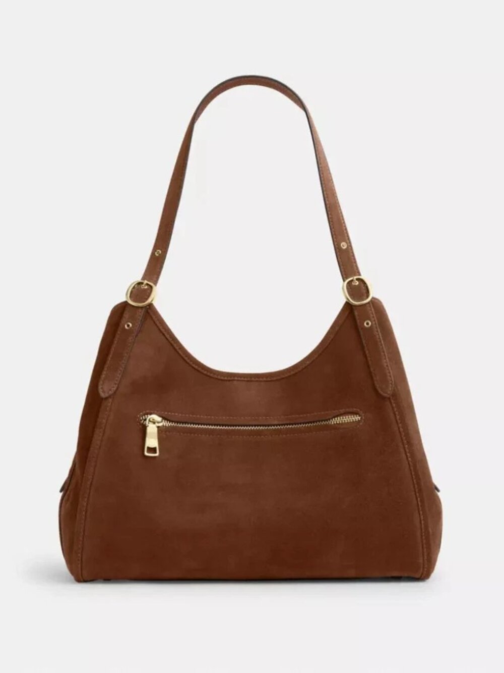 COACH Erin Shoulder Bag CET41 IMWBR Warm Brown Leather New with tags - Picture 3 of 11